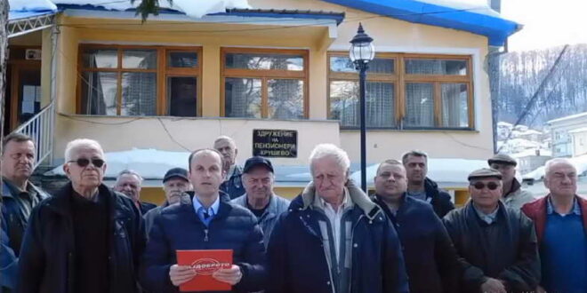 СДСМ Крушево: И во време на криза, Владата на СДСМ ги поддржува пензионерите