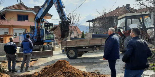 Делчево: Започна реконструкцијата на водоводната мрежа на улица „Плачковица“