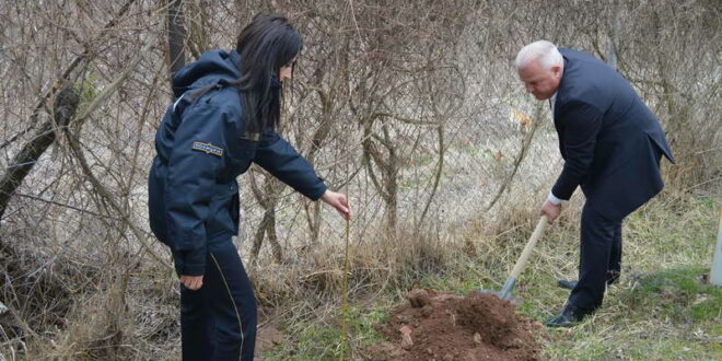 Делчево: Засадени 30 садници по повод 30-годишнината од осамостојувањето на Царинската управа на РСМ