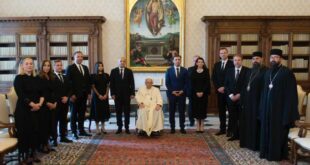Ковачевски на средбата со Папата Франциск