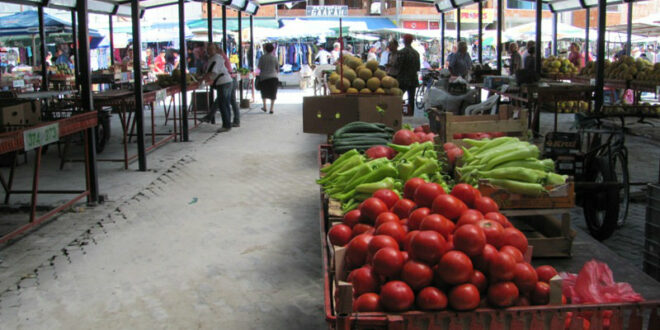 пазар овошје зеленчук