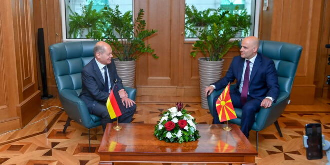 Ковачевски - Шолц: Јасната одлука за почеток на преговорите за Северна Македонија, е од стратешко значење за ЕУ