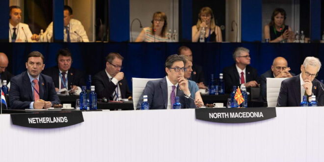 Претседателот Пендаровски се обрати на состанокот на Северноатлантскиот Совет на Самитот во Мадрид