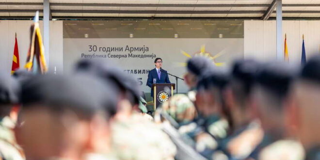 Обраќање на претседателот Пендаровски и одликувања по повод 18 Август – Денот на Армијата и јубилејот „30 години Армија“