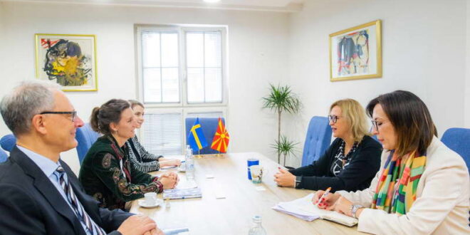 Грковска – Ларсон Џеин: Северна Македонија и Шведска имаат партнерски однос, поддршката што ја добиваме на нашиот евроинтеграциски пат е многу значајна