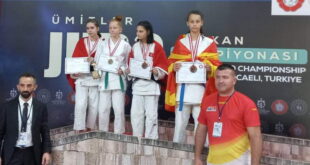 Бронзен медал за македонската џудистка Теа Настоска на Балканското првенство во Турција