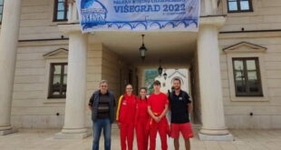 Македонските репрезентативци во веслање на Балканско првенство во БиХ