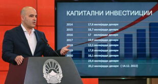 (Видео) Ковачевски: 324 милиони евра за транспорт и врски за модерна инфраструктура и капитални инвестиции за побрз економски раст и развој