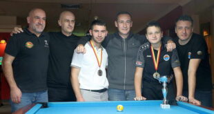 Андреј Ѓурчиновски е победник на првото државно првенство во билијард за јуниори