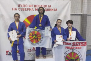 „Жетва“ од медали на младите џудисти на ЏК „Дрим“ Струга на Државното првенство во Скопје