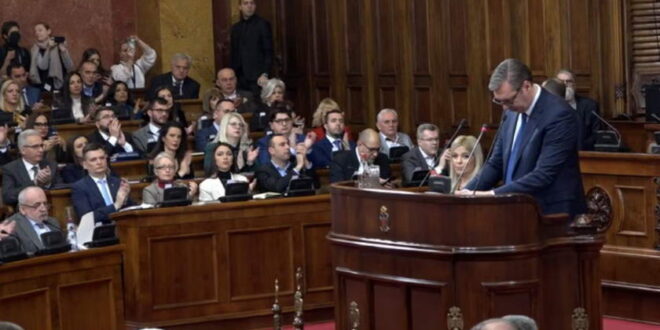 Српското собрание го усвои Извештајот за преговорите со Косово