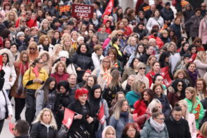 ГАЛЕРИЈА: Осмомартовски марш на Форумот на жени на СДСМ во Прилеп