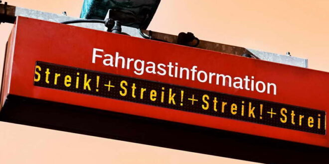Германија: Генерален штрајк во сообраќајот
