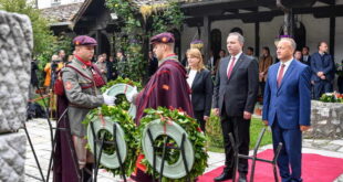 Владина делегација со положување цвеќе на гробот на Гоце Делчев ја одбележа 120-годишнината од неговото загинување
