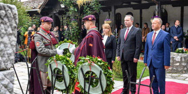 Владина делегација со положување цвеќе на гробот на Гоце Делчев ја одбележа 120-годишнината од неговото загинување
