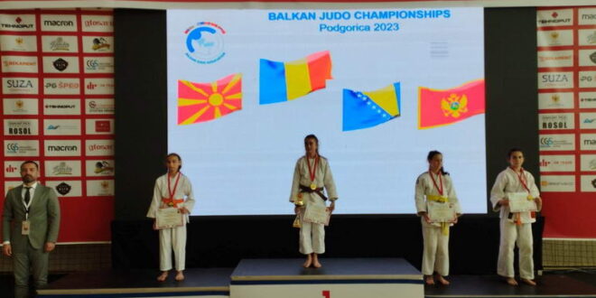 Сребрен медал за македонската џудистка Хамида Друштинац на Балканското првенство во Подгорица