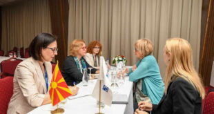 Средба Грковска- Шмид на Преспа форумот за дијалог: Поддршката на ОБСЕ е клучна за јакнење на анктикорупциските механизми