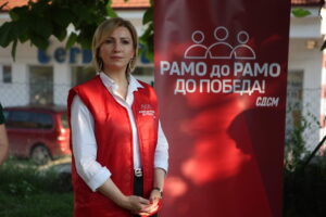 (ГАЛЕРИЈА) Богданка Кузеска од Прилеп: Само СДСМ го има капацитетот да ја придвижи земјата напред