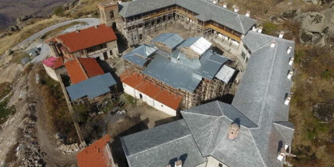 (Видео) Талевски: Исполнето уште едно ветување, го градиме водоводот за манастирот Трескавец