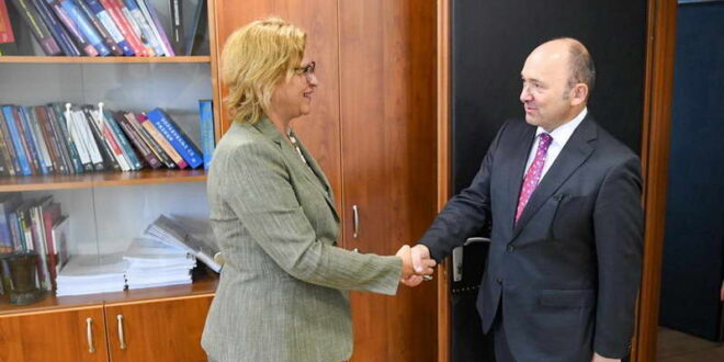 Средба на вицепремиерката Грковска со новиот австриски амбасадор Мартин Памер
