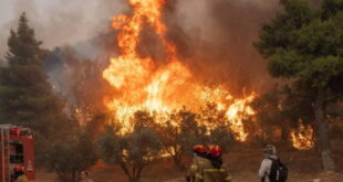 Шумските пожари во Грција деветти ден по ред горат