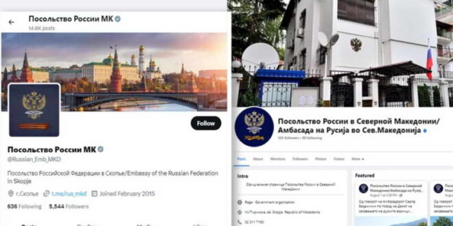 Руската амбасада во Скопје - Балкански рекордер на социјалните мрежи